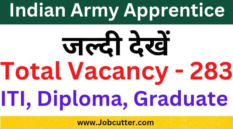 512 Army Base Workshop Recruitment 2023 Apprentice 283 Posts at Army Base Workshop Khadki, Pune